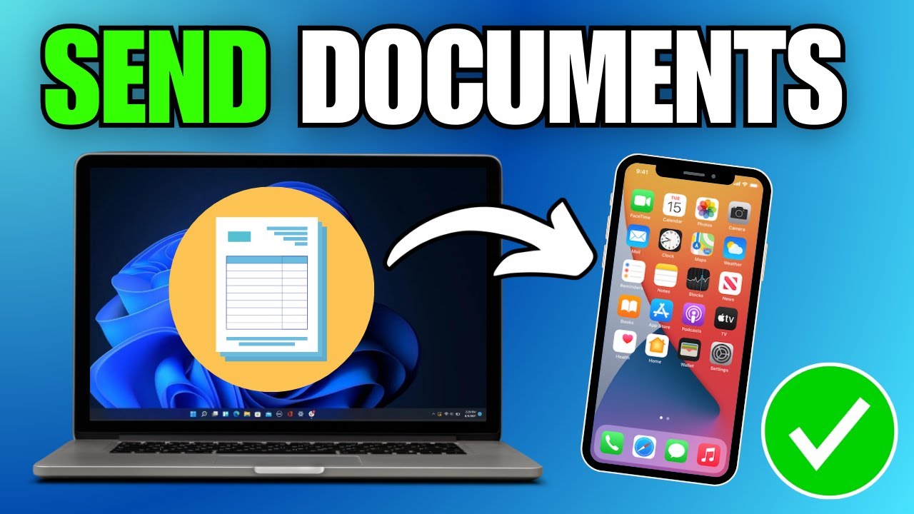Send Documents from Laptop to iPhone 📱