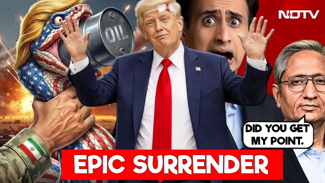 IRAN : NDTV EPIC FALL | TRUMP SURRENDER? DHURANDHAR OR CYLINDER