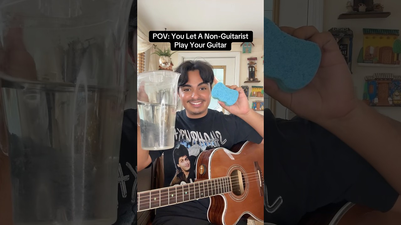 POV: When a Non-Guitarist Grabs Your Guitar 🎸