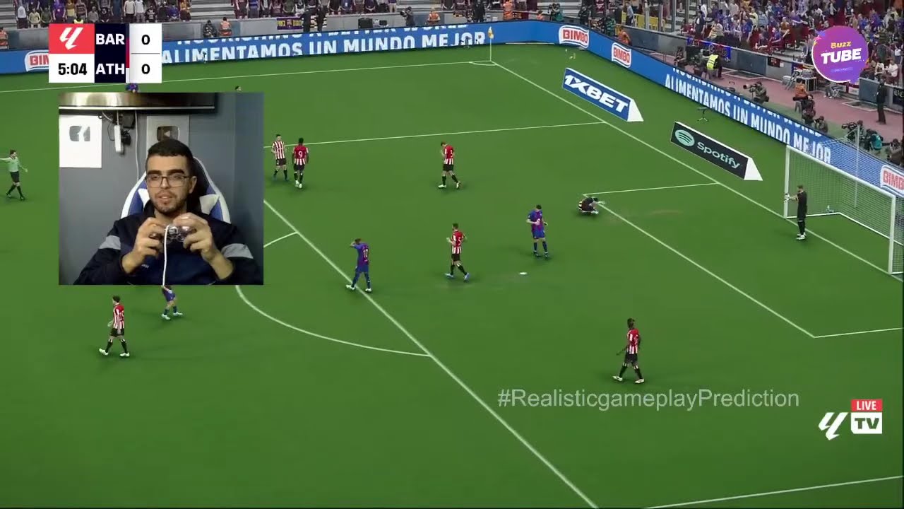 Barcelone vs Athletic Bilbao | La Liga 2025 Simulation