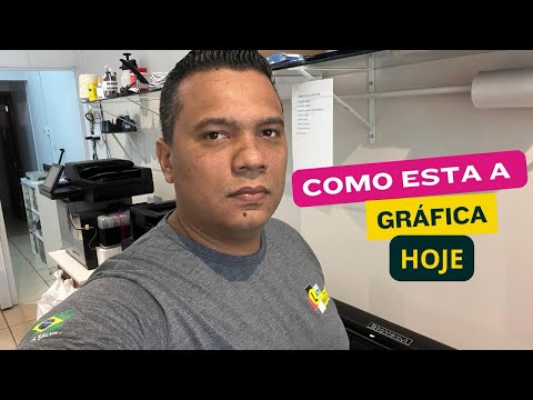 De Volta! Mini Tour pela Minha Gráfica Rápida 🎯