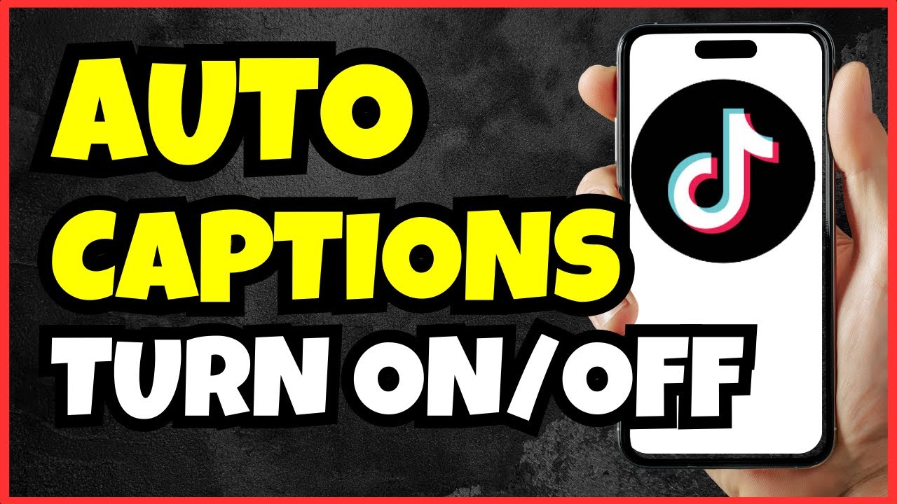 Enable or Disable TikTok Auto Captions (2025) 📱