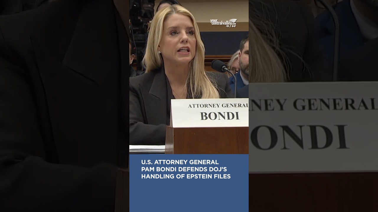 Pam Bondi Defends DOJ's Epstein Files Handling