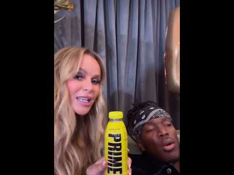 Amanda Holden doing a prime promo with KSI￼
