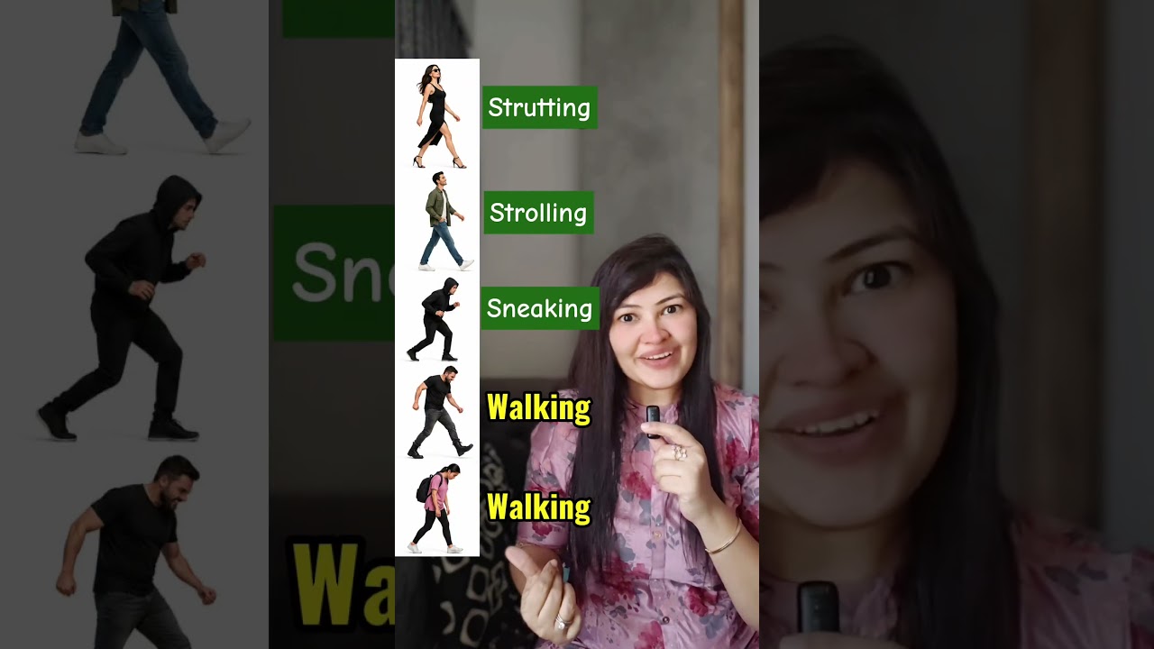 Types of Walking in English 🚶‍♂️