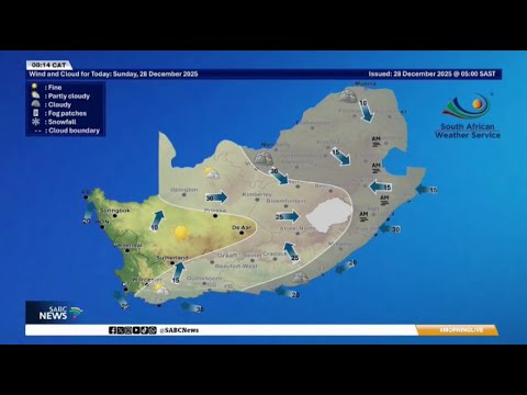 SA Weather Update | December 28, 2025