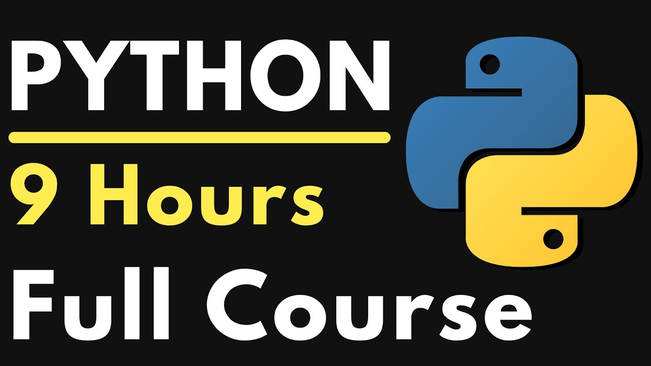 Python Full Course for Beginners | Complete 9-Hour All-in-One Tutorial 🐍