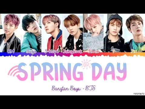 BTS 'Spring Day' Lyrics 🌸 (Color Coded Han_Rom_Eng)