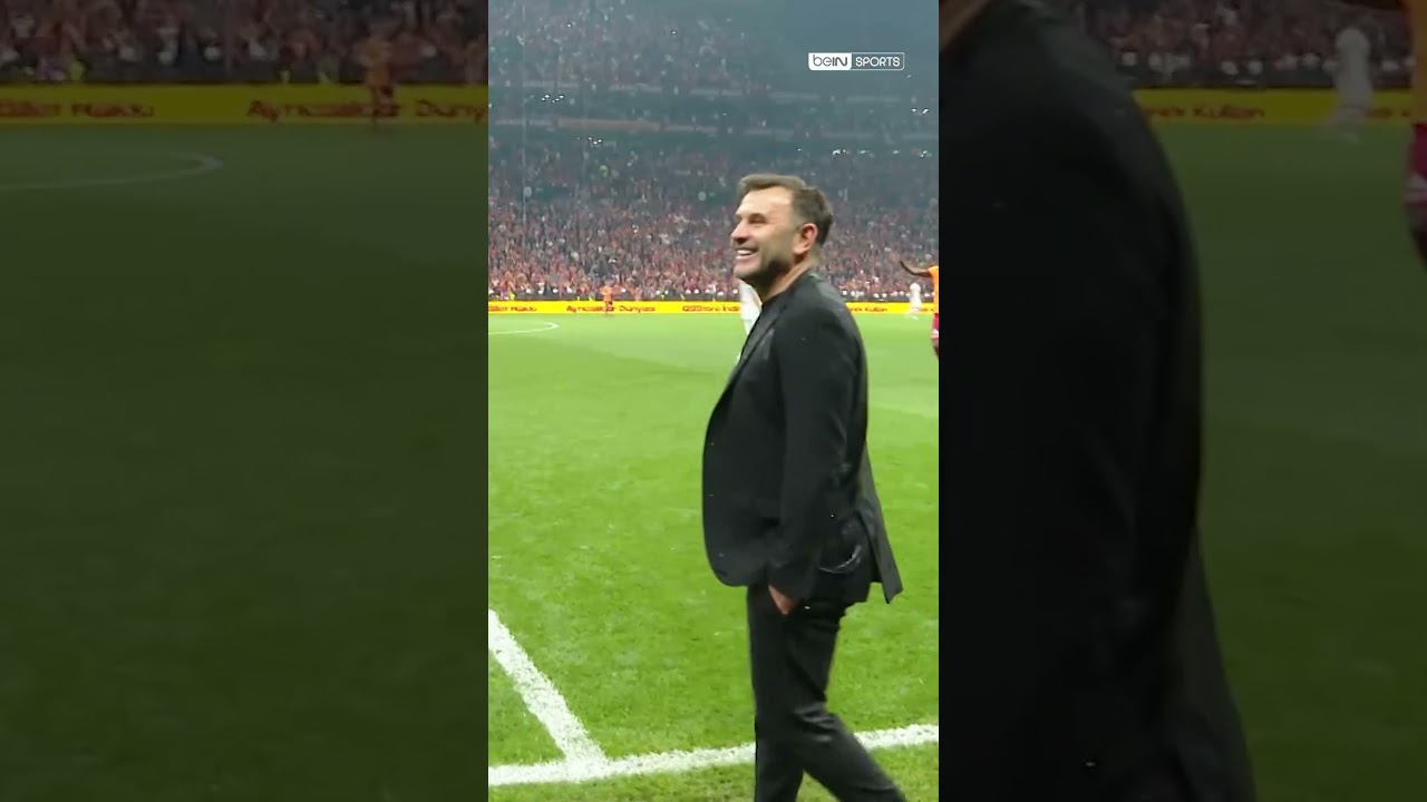 Mario Lemina, Maçın Son Anlarında Okan Buruk'u Islatıyor #shorts #galatasaray