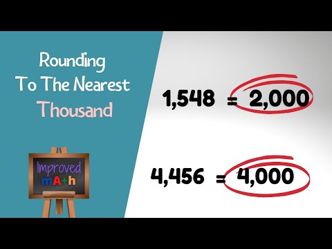 Rounding Numbers To The Nearest Thousand