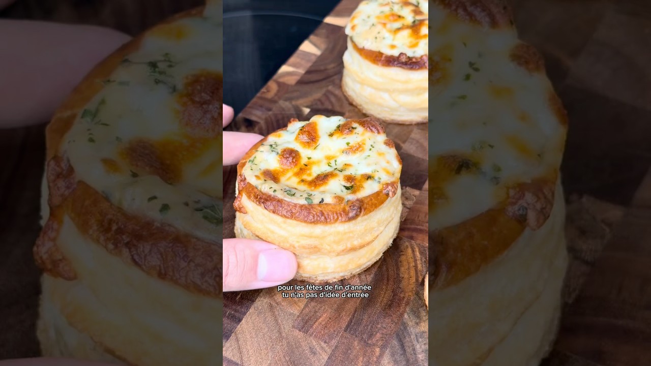 BOUCHÉE À LA REINE AU POULET / IDÉE DE RECETTE POUR LES FÊTES DE FIN D’ANNÉE ✨😍 #noel #recette