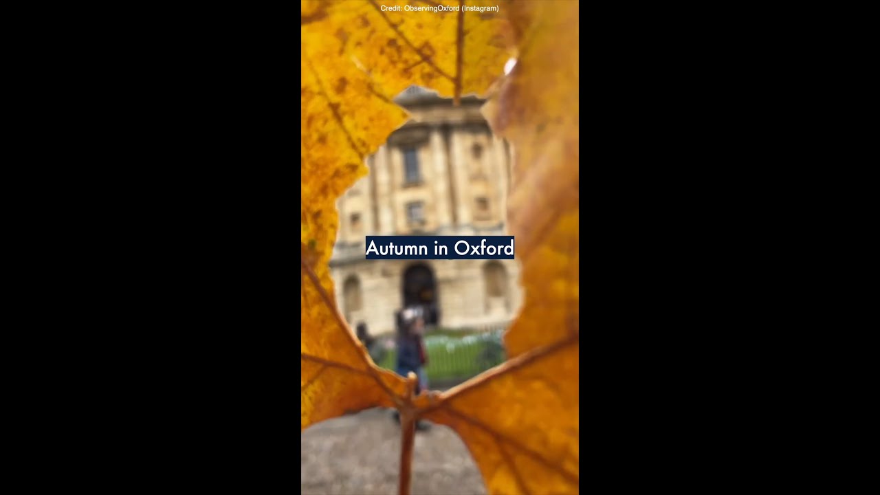 Autumn in Oxford 🍂 #OxfordUniversity