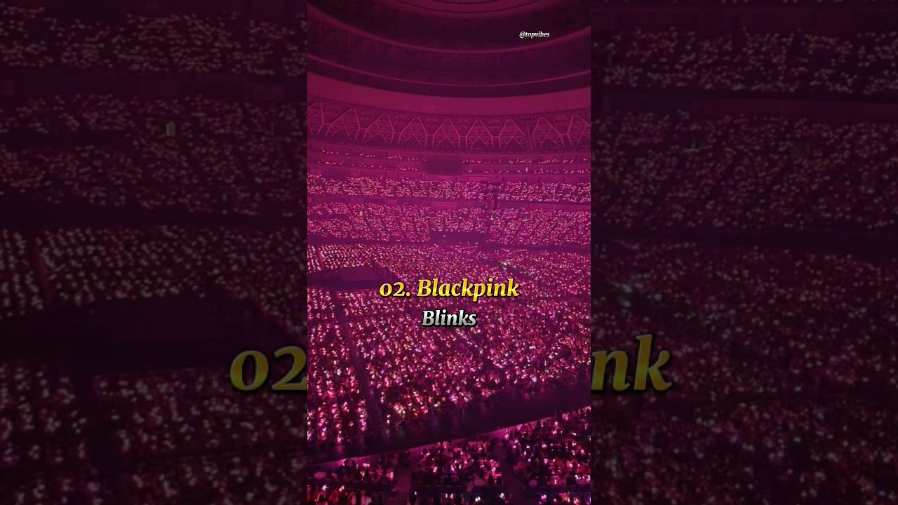 Top 10 Biggest Kpop Fandom ๐๏ธ 2024 #shorts #top10 #blackpink #kpop #bts #twice #army #blink