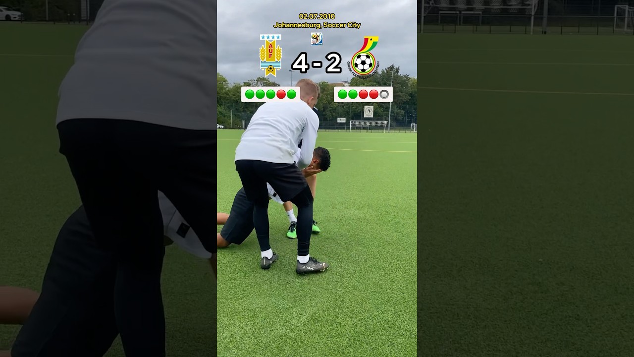 Uruguay vs Ghana 2010 World Cup 😱