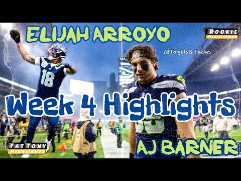 Elijah Arroyo Highlights | AJ Barner Highlights | WEEK 4