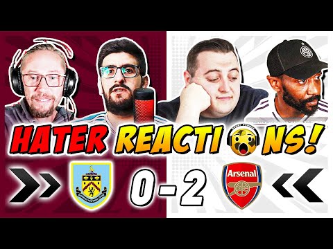 Arsenal's Rivals & Haters DEJECTED 😔 Reactions to Burnley 0-2 Arsenal | Premier League Fan Reactions