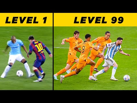 LIONEL MESSI SKILLS from Level 1 to Level 100