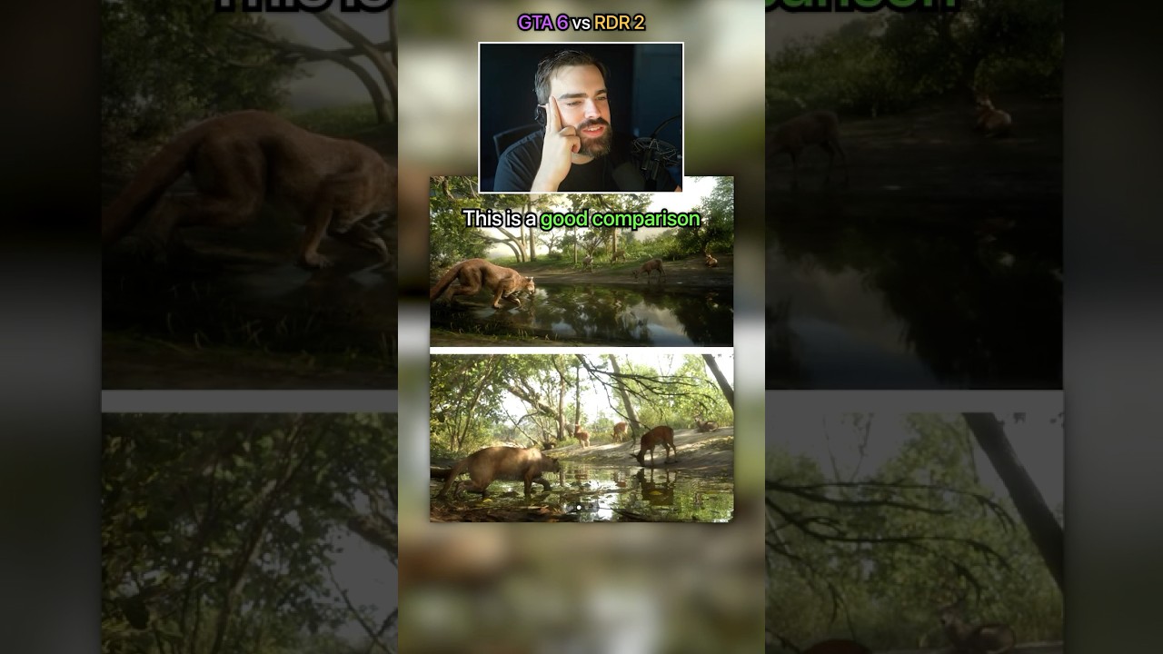 GTA 6 Graphics vs. RDR2 Graphics #gta6 #gta6trailer #rdr2 - DarkViperAU