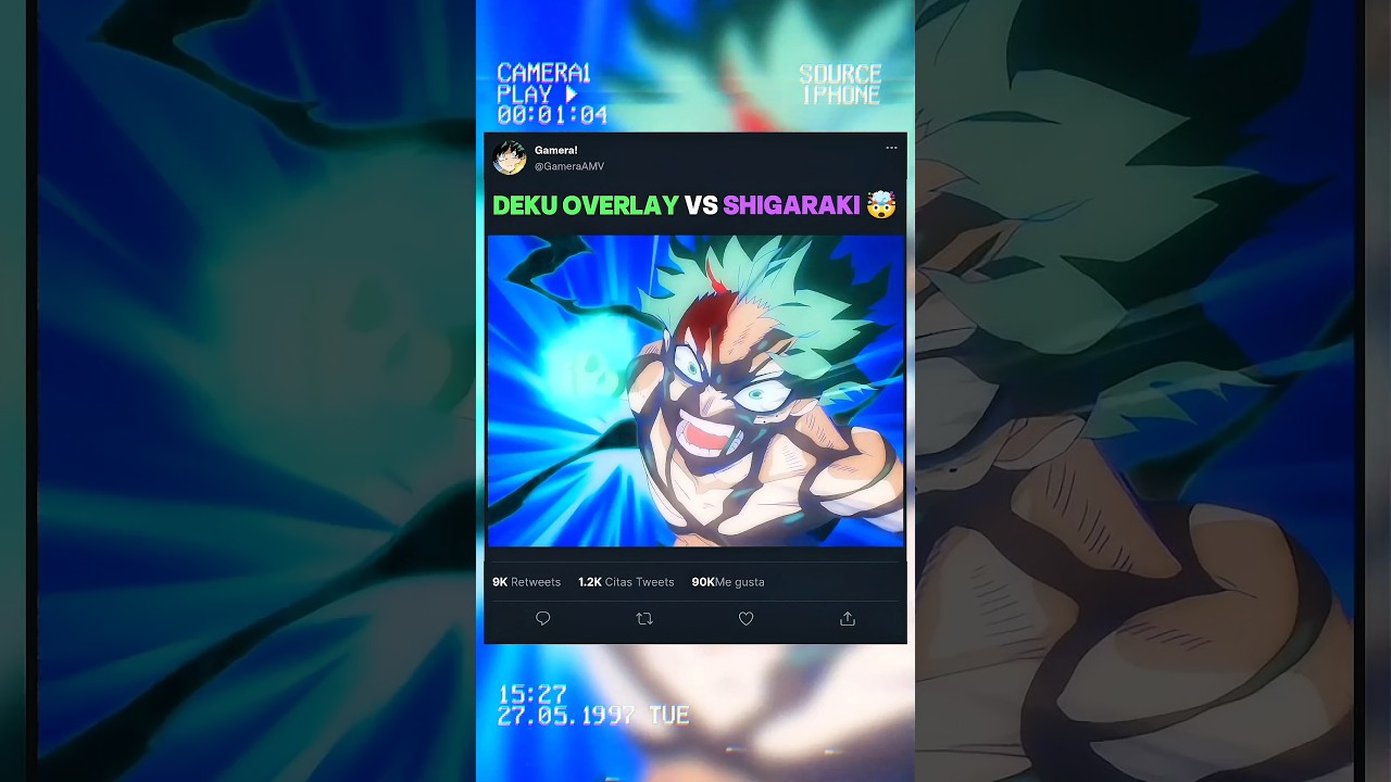 Deku Overlay vs Shigaraki | MHA Epic Battle ⚔️