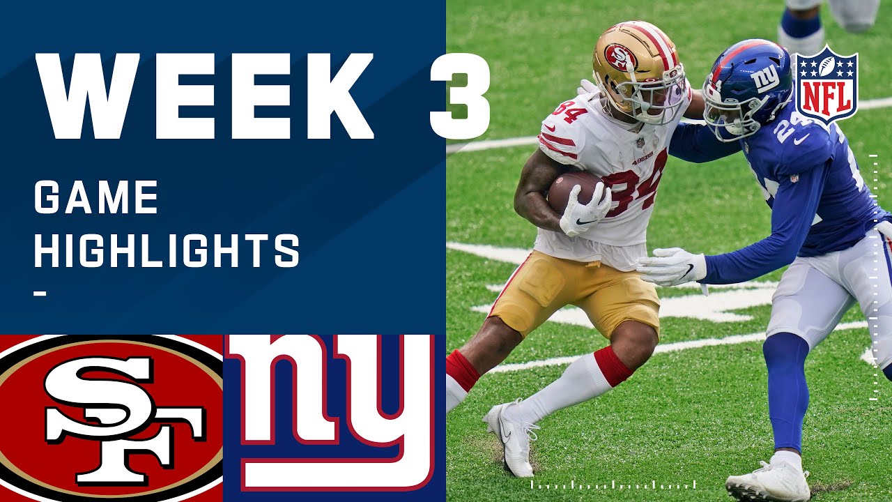49ers vs. Giants Week 3 Highlights | Exciting NFL Action 2020 🏈