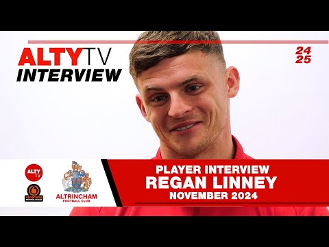 REGAN LINNEY | Altrincham FC Interview | November 2024