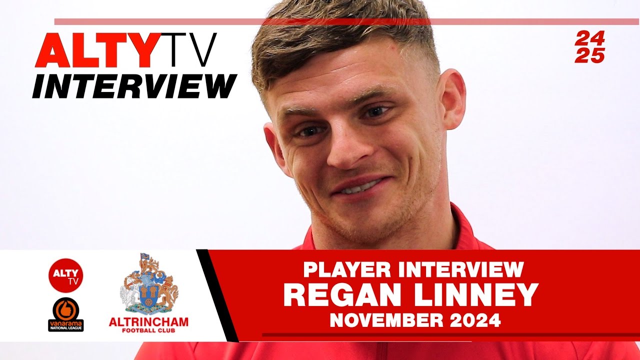 Regan Linney Talks Success at Altrincham FC | November 2024 Interview ⚽