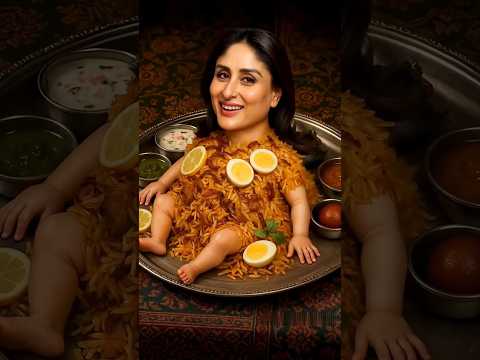 “Kareena Kapoor as Egg Biryani 🍗😂” #shorts #viral #trending #ytshortsindia #ytshortsfeed #ai