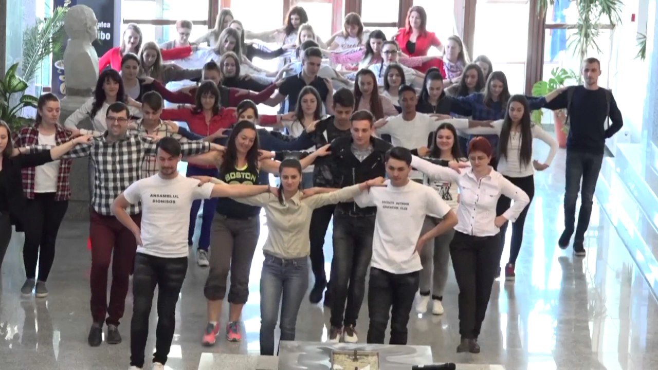 Zorba's Dance Flashmob at Valahia University 🇬🇷