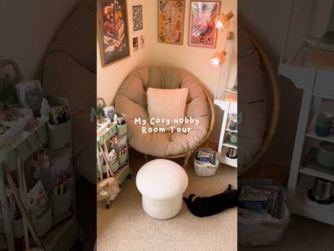 Cozy Hobby Room Tour 🧺✨ #cozyhobbyroom #cozyroom