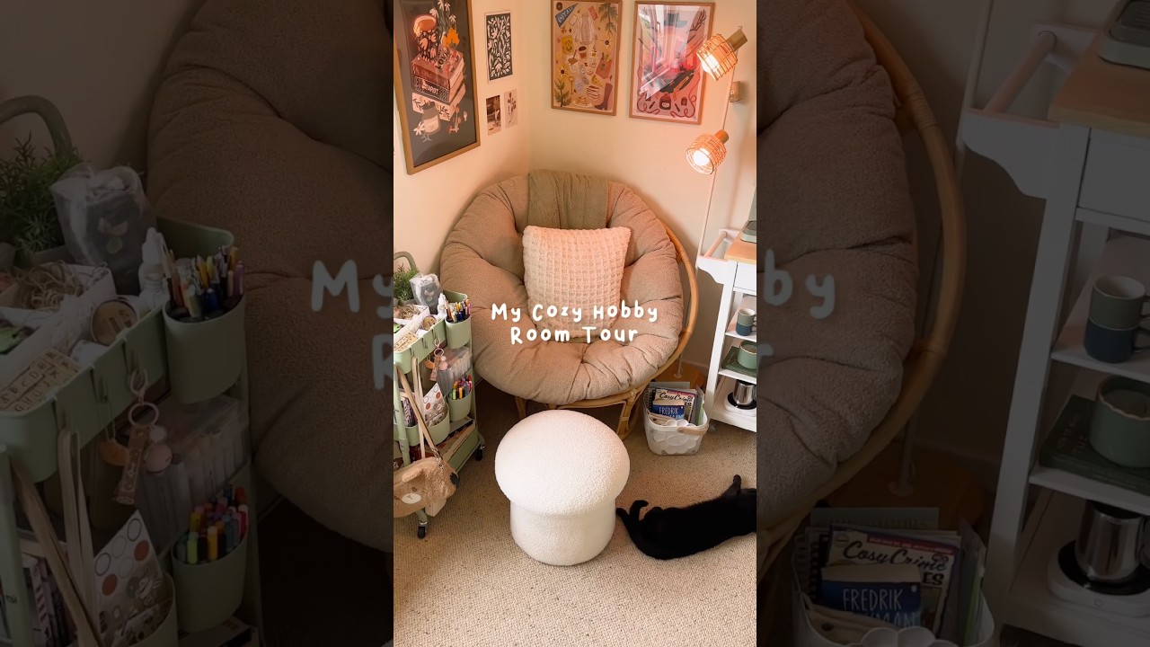 Transform Your Space: Cozy Hobby Room Tour 🧺✨