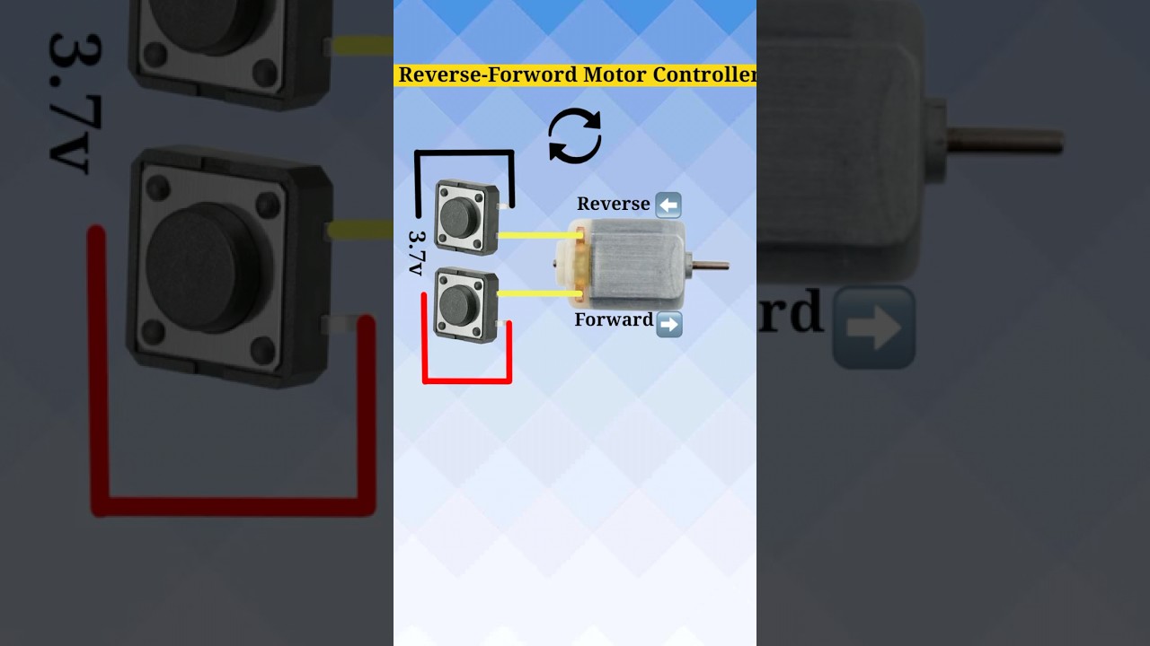 Reverse & Forward DC Motor Project 🚀