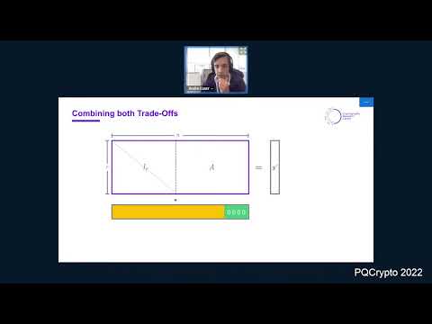 Live sessions  Sep 28 - Session: Code-Based Cryptography (director's cut)