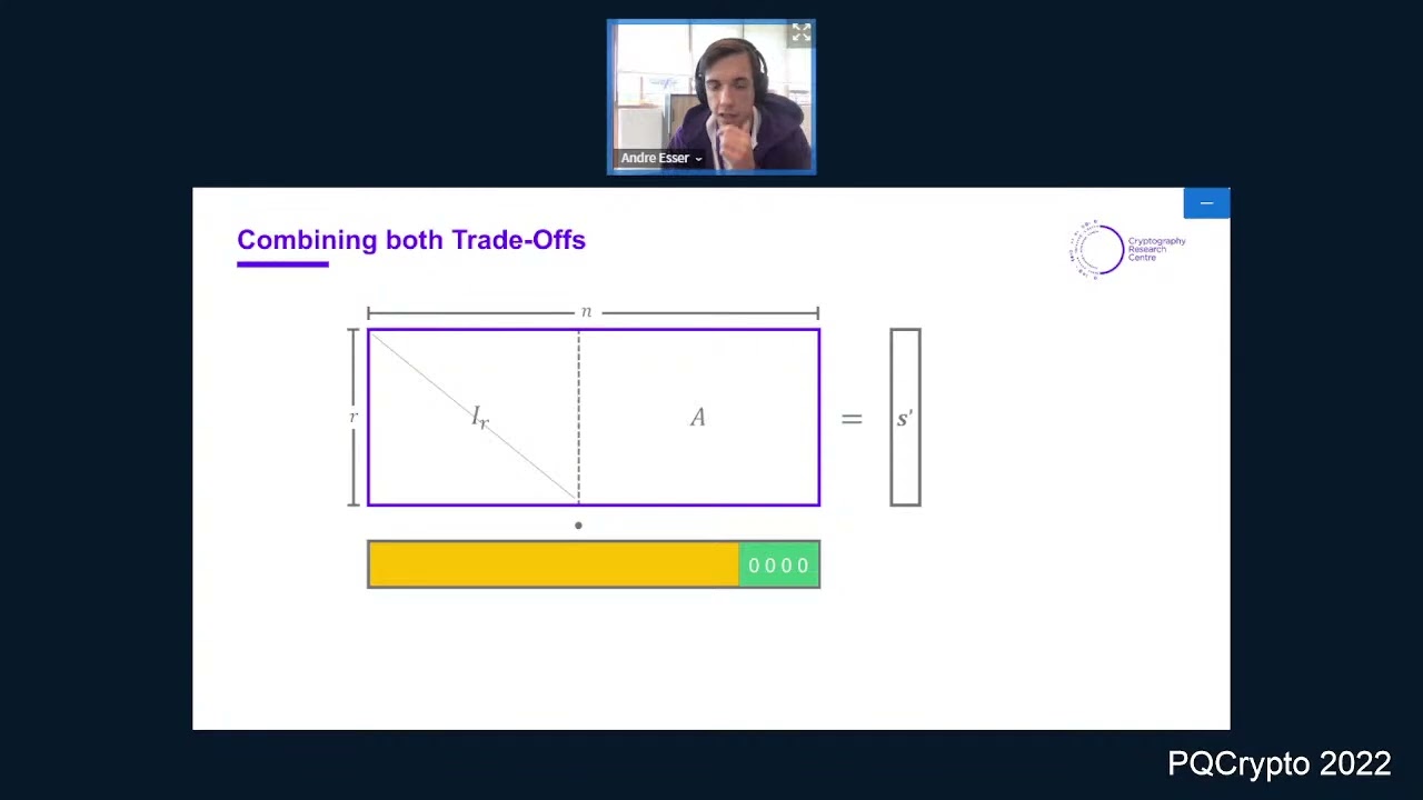 Exclusive Director's Cut: Code-Based Cryptography Live Session from PQCrypto 2022 🔐