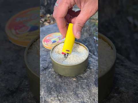 I demonstrate skills of Simplifying Survival in the wild #outdoors #survival #forest #camping