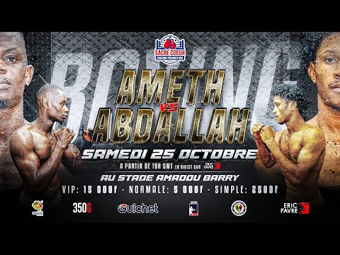 🛑Direct- Séance de pesée Gala de boxe 25 Octobre 2025 à Amadou Barry