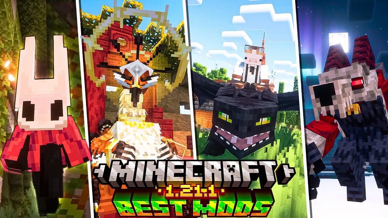 Top 10 Mods para Minecraft 1.21.1 ⭐