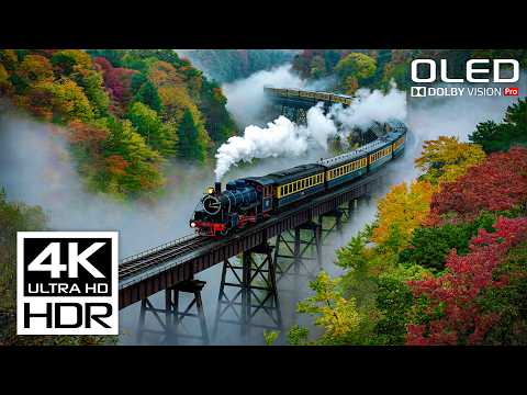 4K HDR 60FPS - UNBELIEVABLE Dolby Vision 4K Video with Relaxing Study Music