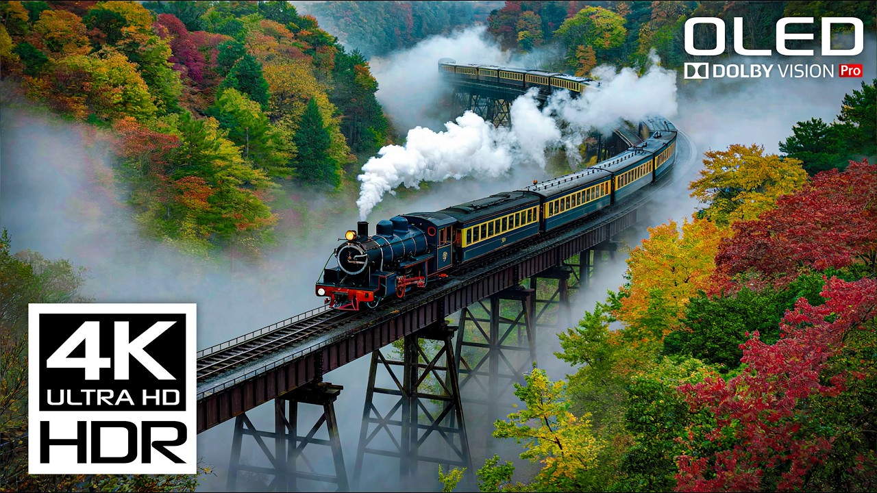 4K HDR 60FPS Dolby Vision Video with Relaxing Music 🎶