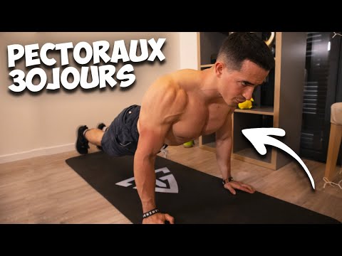 Des pectoraux plus gros en 30jours ! (5min entrainement)