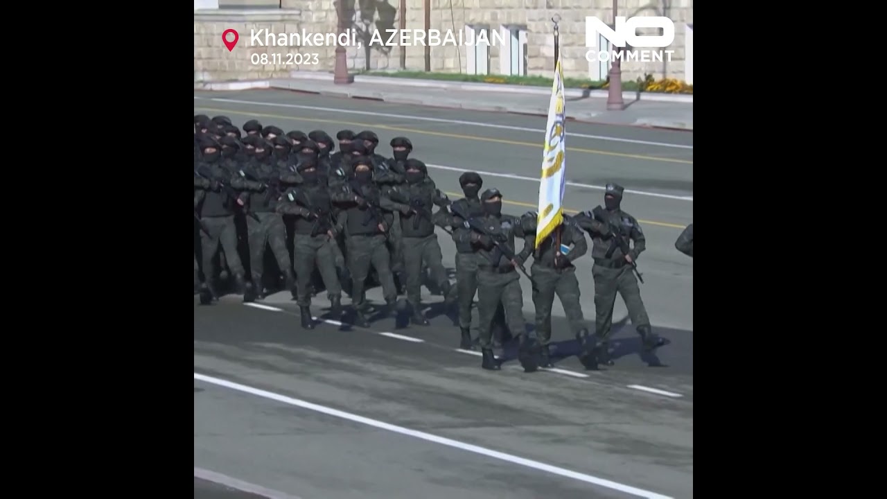 Azerbaijan Celebrates Victory with Army Parade in Karabakh 🇦🇿