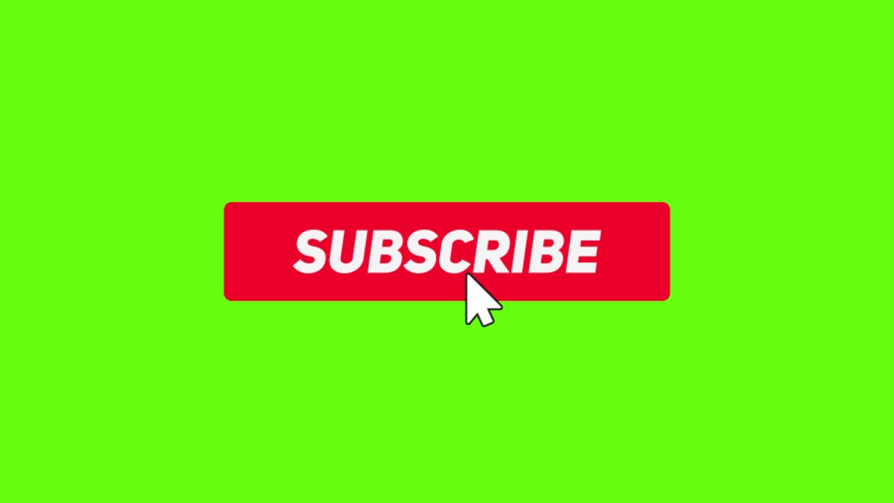 Green Screen Subscribe Button with Click Sound 🎥