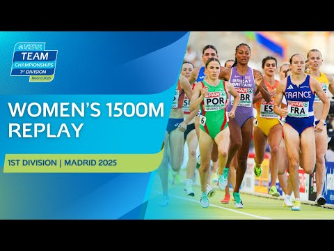 Last lap BURN UP! 🔥 Women's 1500m replay | Madrid 2025