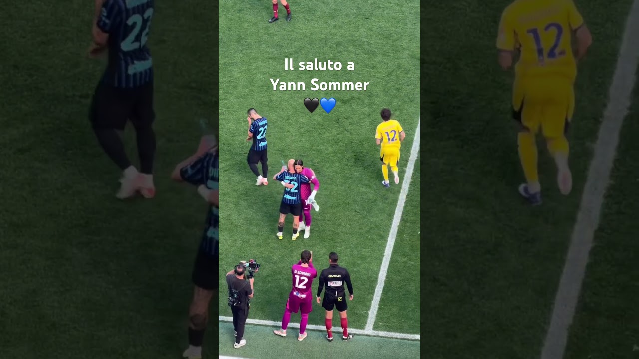 Il saluto del pubblico di San Siro a Yann Sommer. #inter #shorts