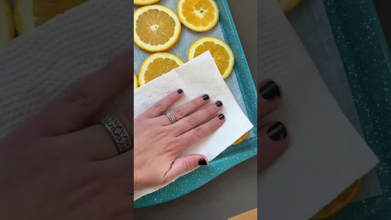 DIY Dried Orange Slices for Holiday Decor 🍊