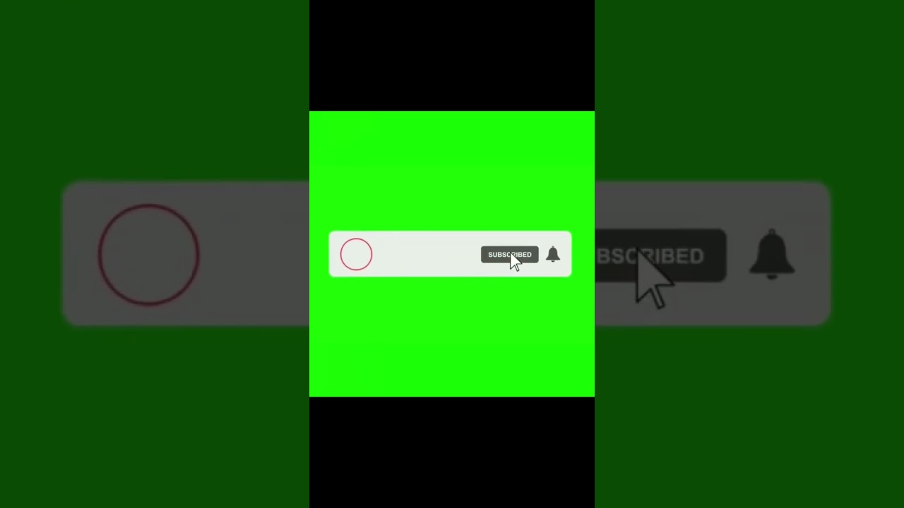 Green Screen Subscribe & Bell Icon | #subscribe