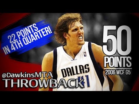 Dirk Nowitzki's 50-Point Game 2006 WCF π₯