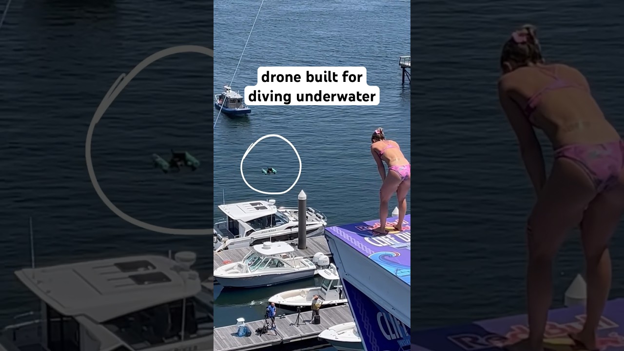 Watch a Drone Dive Into the Water Like a Pro 🤿