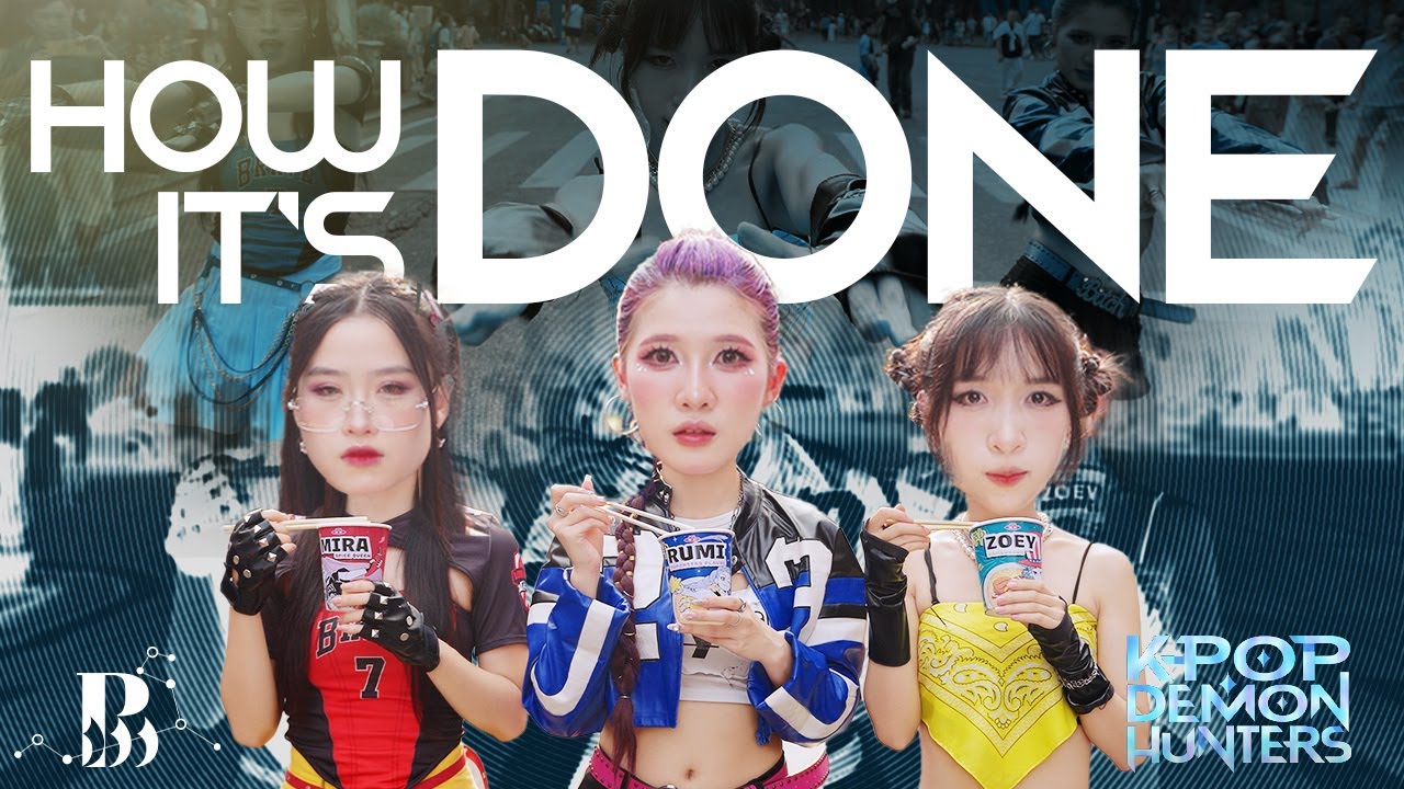 KPop Demon Hunters Perform Live in Public 🎤 | HUNTR/X Dance Show Vietnam on Netflix