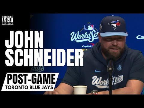 John Schneider Responds to LA Dodgers Forcing World Series GM7, STUNNING Blue Jays Ending in Game 6