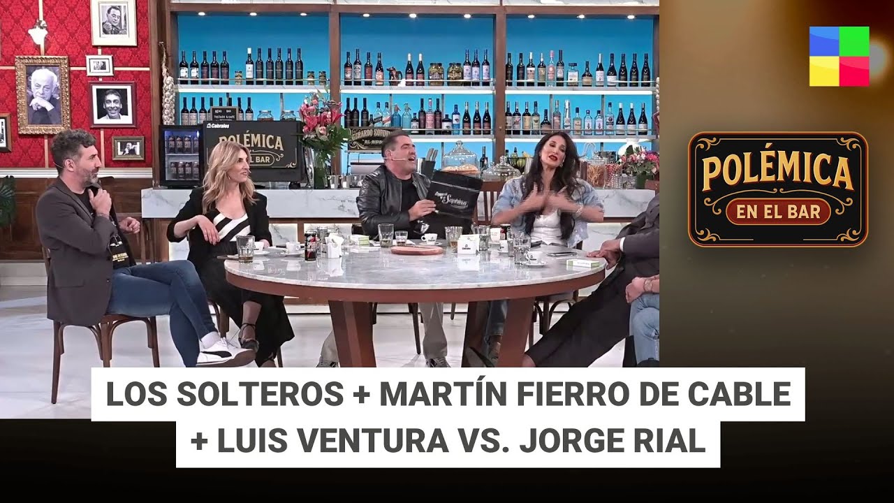 LOS SOLTEROS + MF DE CABLE + LUIS VENTURA en Polémica en el Bar